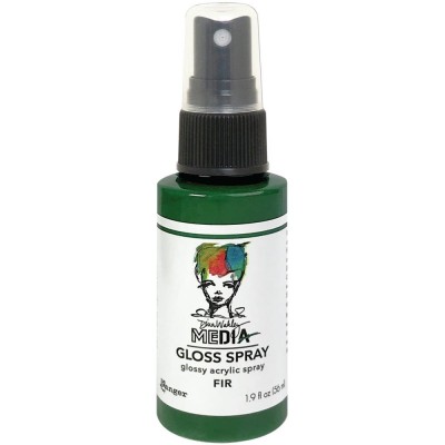Dina Wakley -  «Acrylic Gloss Sprays» couleur «Fir» 2 oz